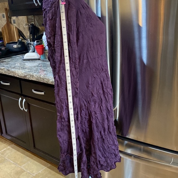 Stunning Vine Street Crinkle Dress & Matching Hooded Duster Size L​ - Picture 9 of 16